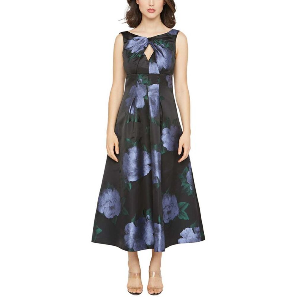 Kay Unger Womens  Mia Tea Length Dress